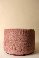 Dorian Pembe Yuvarlak Puf