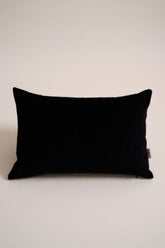 Elara Kırlent Kılıfı - Siyah Kadife