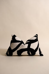 Merlin Kırlent Kılıfı - Siyah Beyaz