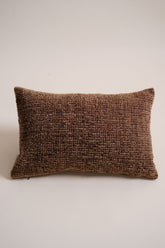 Zenith Dokuma Kırlent Kılıfı - Kahverengi Dokulu