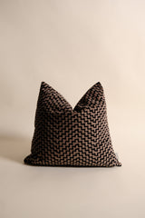 Cresta Kırlent Kılıfı - Siyah Kahverengi