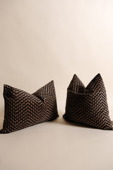 Cresta Kırlent Kılıfı - Siyah Kahverengi