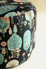 Silvia Puf - İllüstrasyon Jakarlı Dokuma