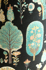 Silvia Puf - İllüstrasyon Jakarlı Dokuma